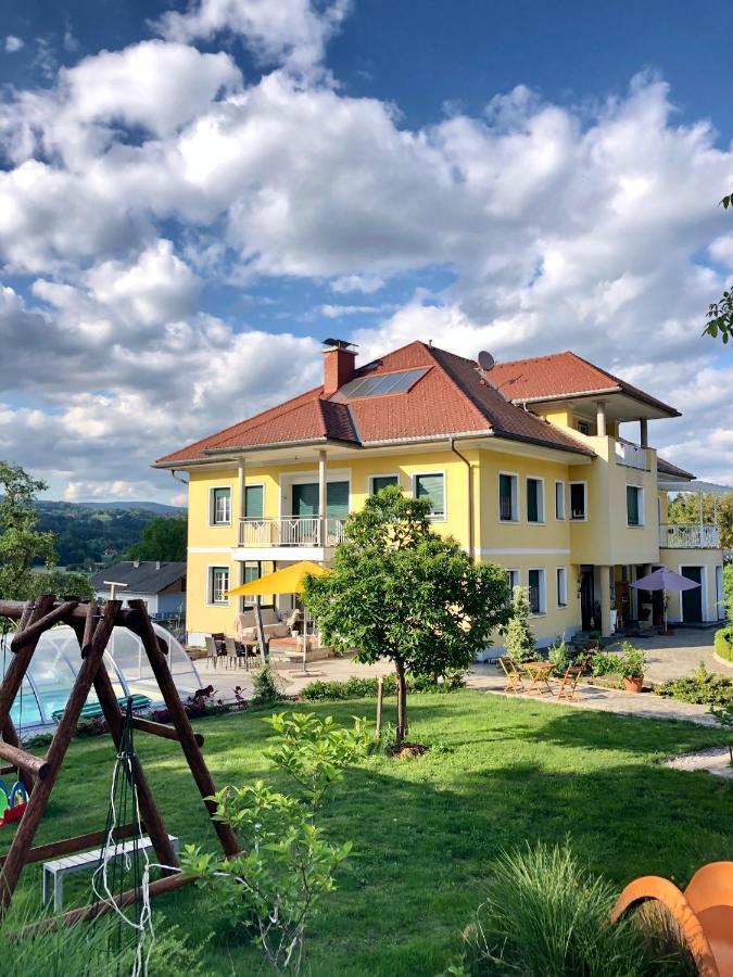 Ferienwohnung Am Bauernhof Strassonig Vulgo Hornis Moosburg Kültér fotó